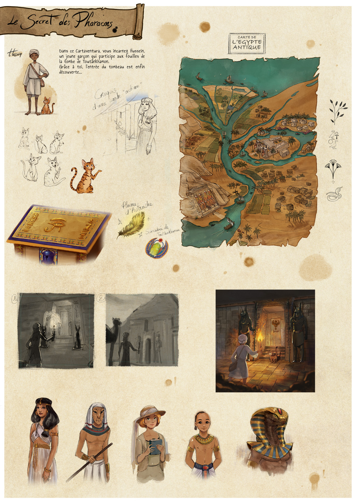 Illustration for a boardgame