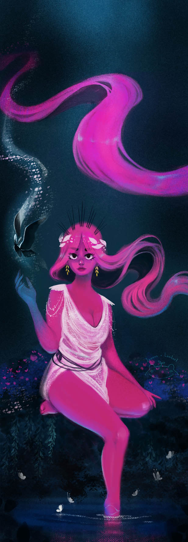 Illustration design of a character